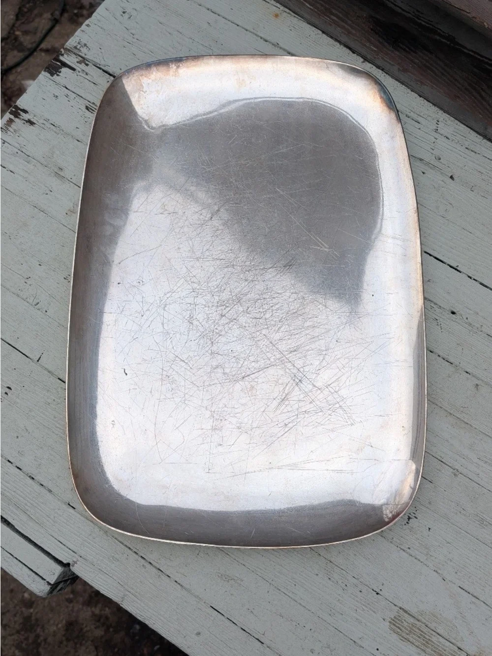 Beautiful VTG Reed&Barton Silver Rectangular Platter Price Firm